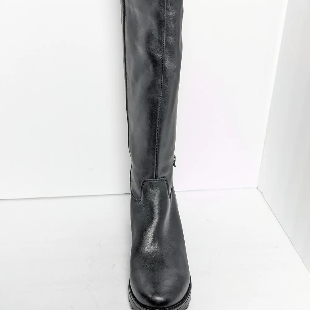 Girotti leather knee high boots - Picture 10 of 16